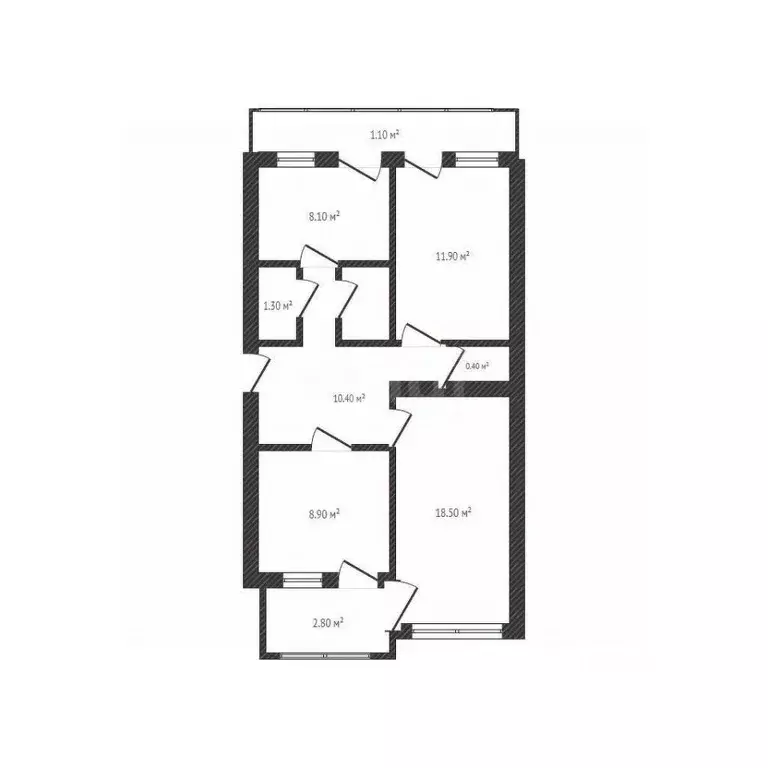 3-к кв. Брянская область, Брянск просп. Станке Димитрова, 16 (62.6 м) - Фото 1