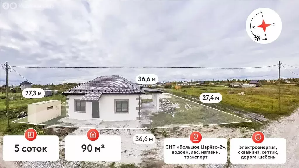 Дом в Тюмень, садоводческое некоммерческое товарищество Большое ... - Фото 2