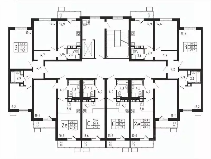 3-к кв. Московская область, Мытищи городской округ, д. Пирогово ... - Фото 1