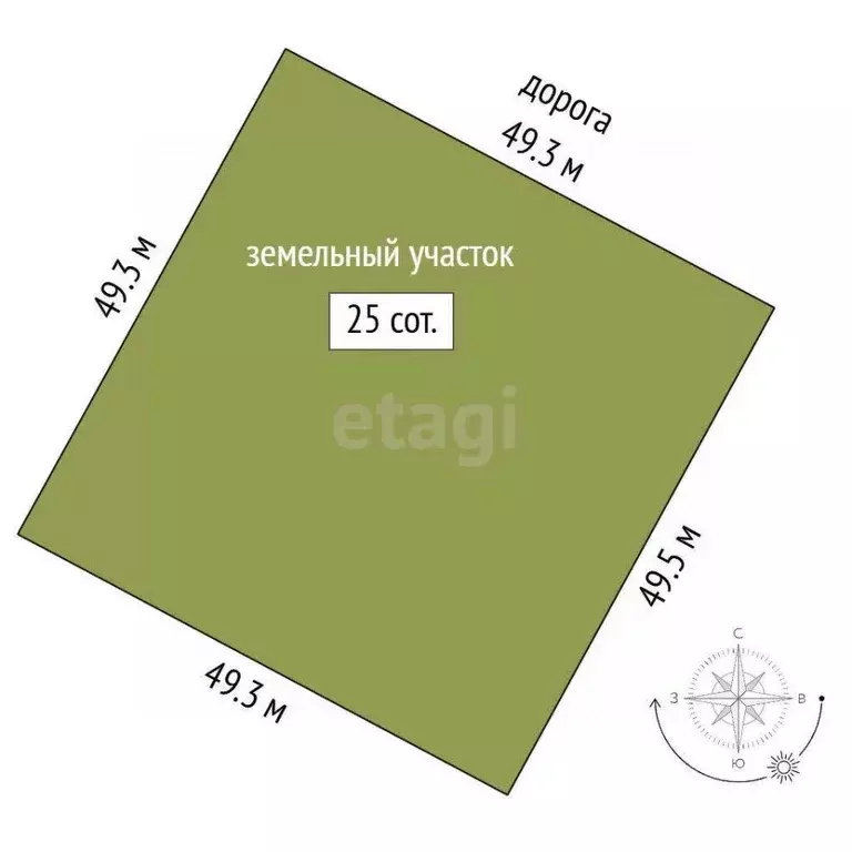 Участок в Татарстан, Менделеевский район, Монашевское с/пос, с. Новый ... - Фото 1