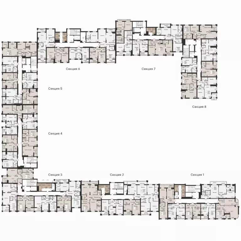 2-к кв. Ростовская область, Ростов-на-Дону Ривьера жилой квартал,  ... - Фото 2