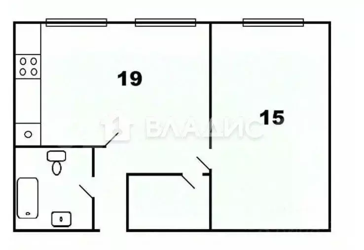 1-к кв. Московская область, Мытищи городской округ, д. Жостово ул. ... - Фото 2