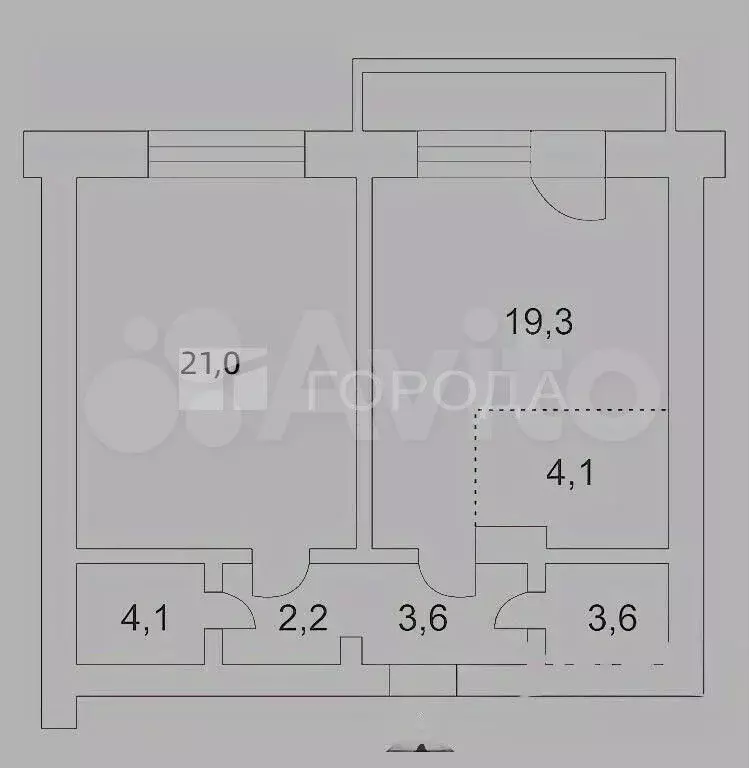 2-к. квартира, 59,2 м, 6/17 эт. - Фото 0