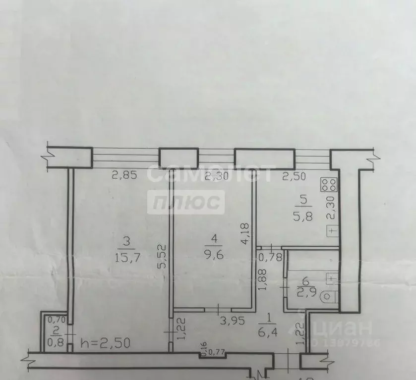 2-к кв. Забайкальский край, Чита ул. Бабушкина, 78 (41.2 м) - Фото 1