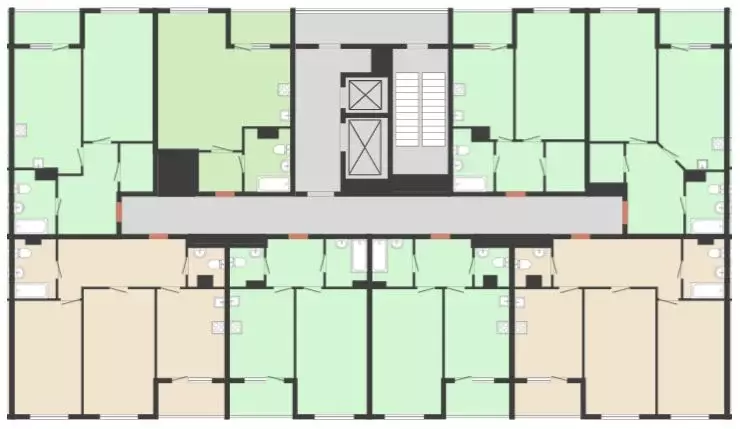 2-к кв. Воронежская область, Воронеж Учхоз кв-л, Городские сады жилой ... - Фото 2