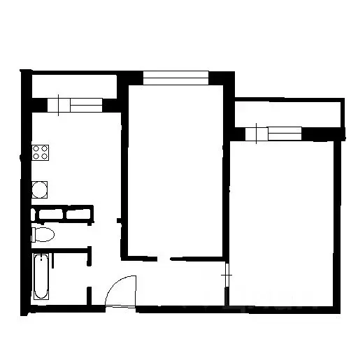 2-к кв. Санкт-Петербург ул. Маршала Казакова, 58 (60.0 м) - Фото 1