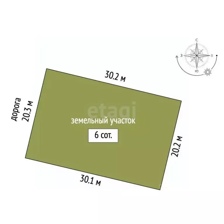 Участок в Крым, Ленинский район, Семисотское с/пос, с. Каменское ул. ... - Фото 2