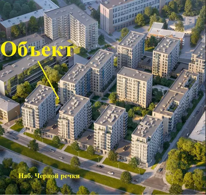 Помещение свободного назначения в Санкт-Петербург наб. Черной речки, ... - Фото 1