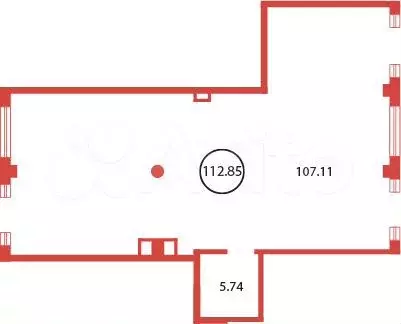 Продам помещение свободного назначения, 112.85 м - Фото 0