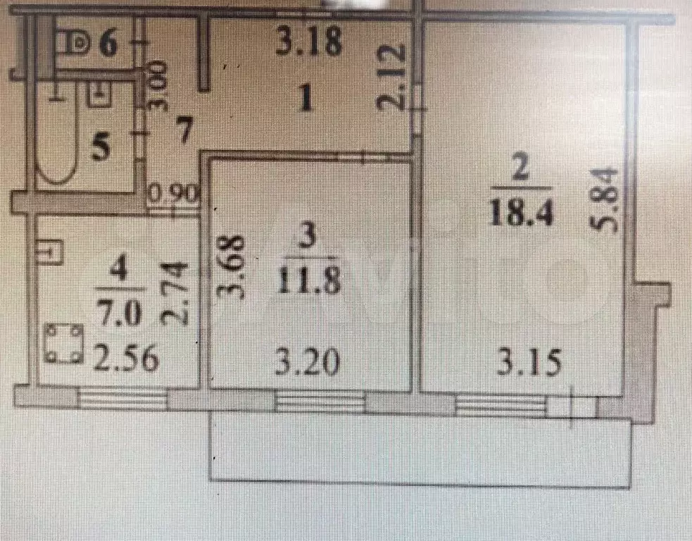 2-к. квартира, 50 м, 2/10 эт. - Фото 0