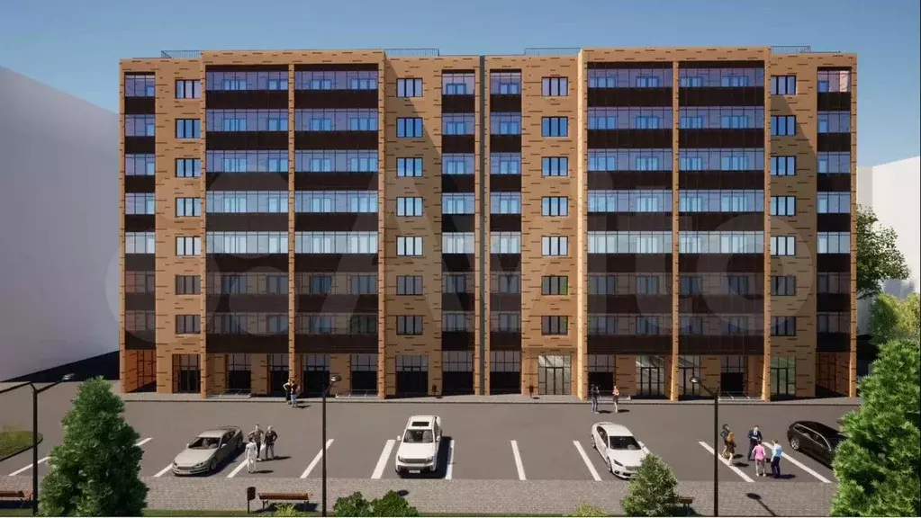 3-к. квартира, 63 м, 7/8 эт. - Фото 0