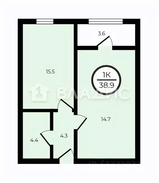 1-к кв. Нижегородская область, Нижний Новгород ул. Максима Горького, ... - Фото 2