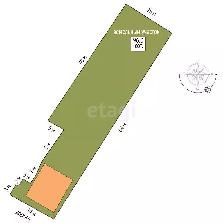 Дом в Бугульма, улица Александра Герцена (75.3 м) - Фото 1