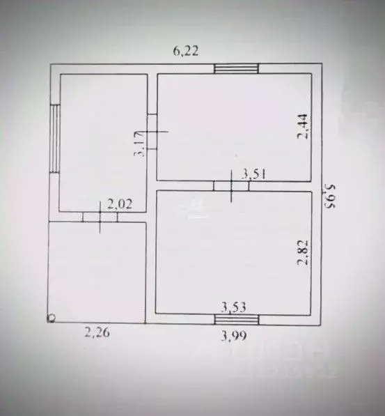Дом в Крым, Бахчисарайский район, Энтузиаст СПК  (40 м) - Фото 2