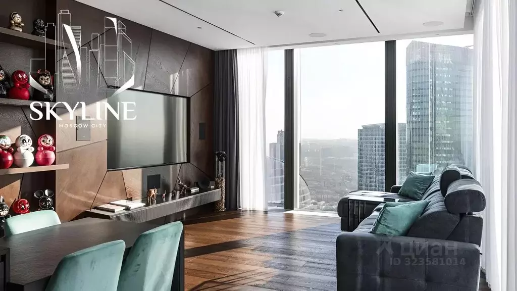 3-к кв. Москва 1-й Красногвардейский проезд, 22с1 (115.0 м) - Фото 1