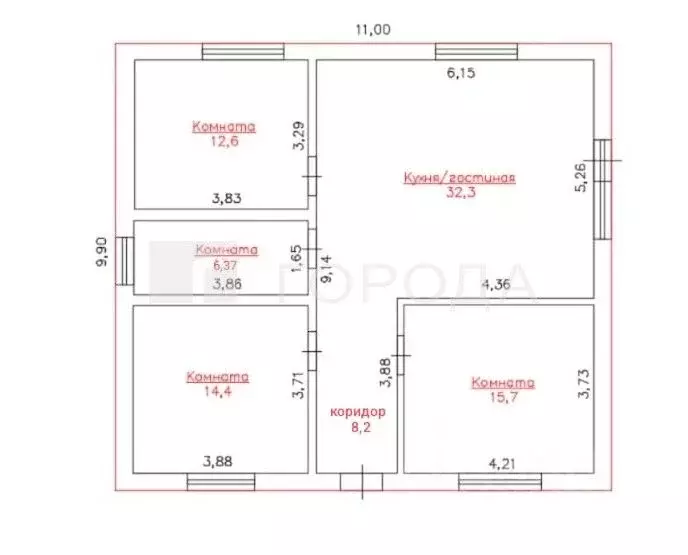 Дом в Алтайский край, Первомайский район, с. Санниково ул. Бессонова, ... - Фото 2