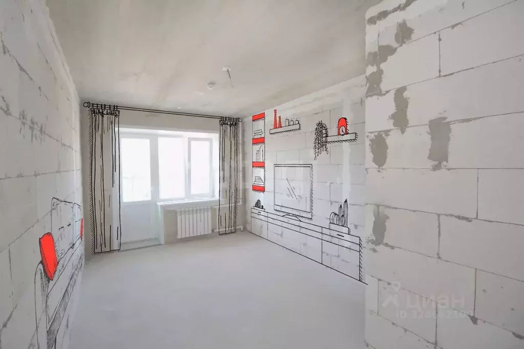 1-к кв. Вологодская область, Шексна рп, Шексна Северная мкр ул. Труда, ... - Фото 1