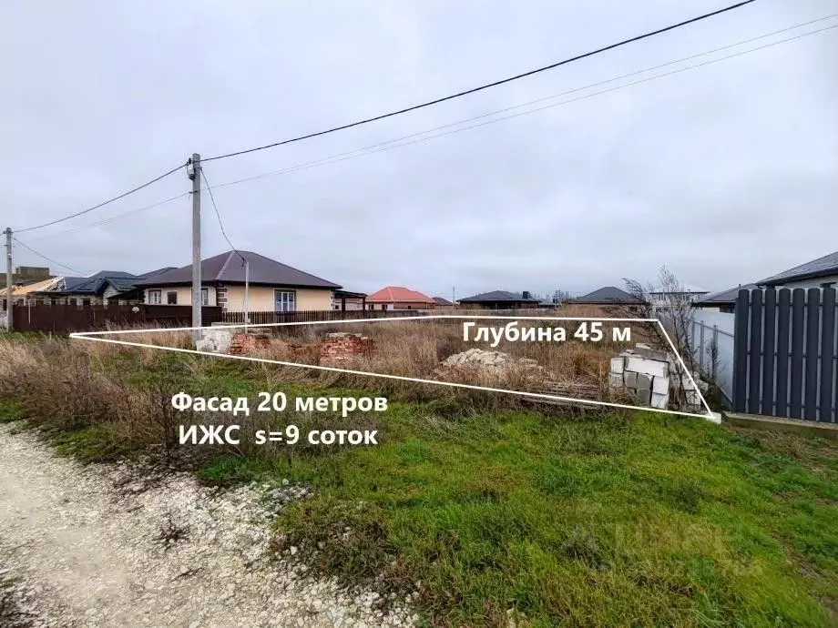 Участок в Краснодарский край, Темрюк Веселая ул., 17А (9.1 сот.) - Фото 1