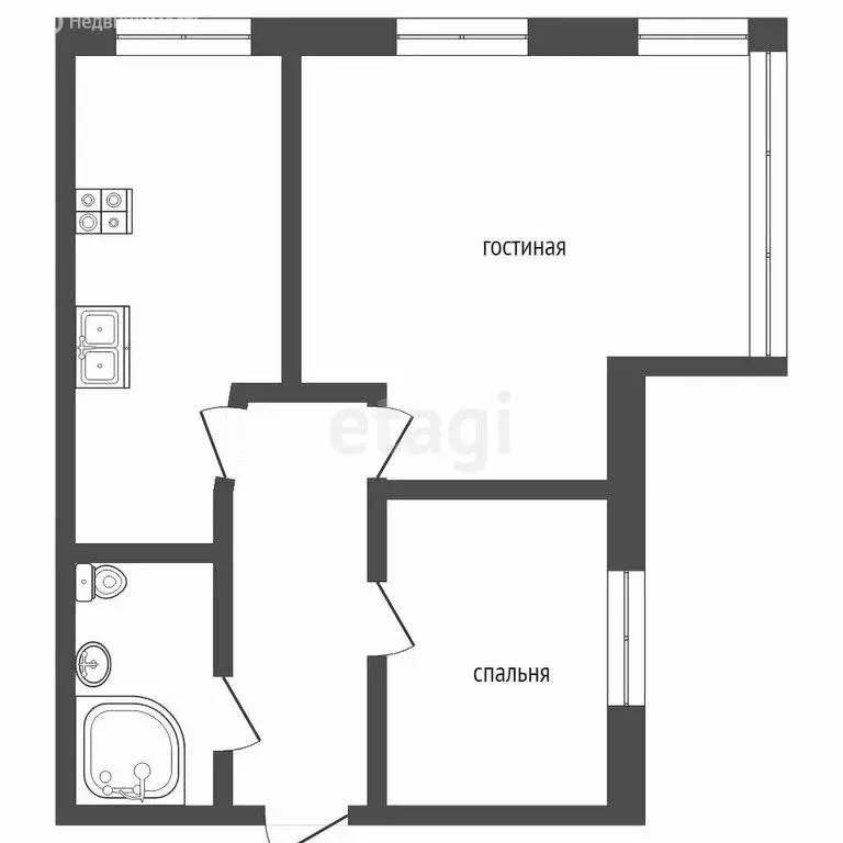 2-комнатная квартира: Севастополь, улица Репина, 15 (82 м) - Фото 0
