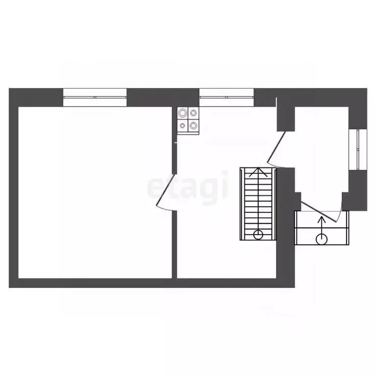 1-к кв. Ставропольский край, Пятигорск ул. Карла Маркса (40.8 м) - Фото 1