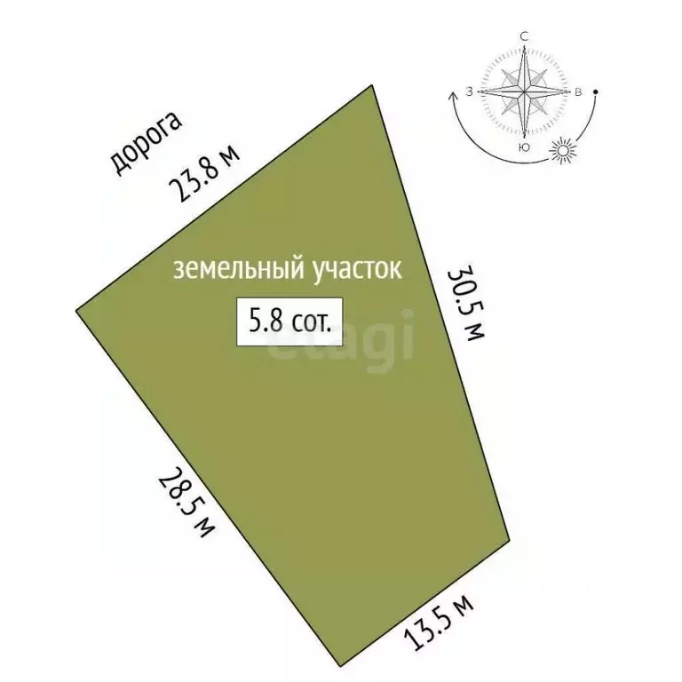 Участок в Ростовская область, Аксайский район, Старочеркасская ст-ца ... - Фото 2