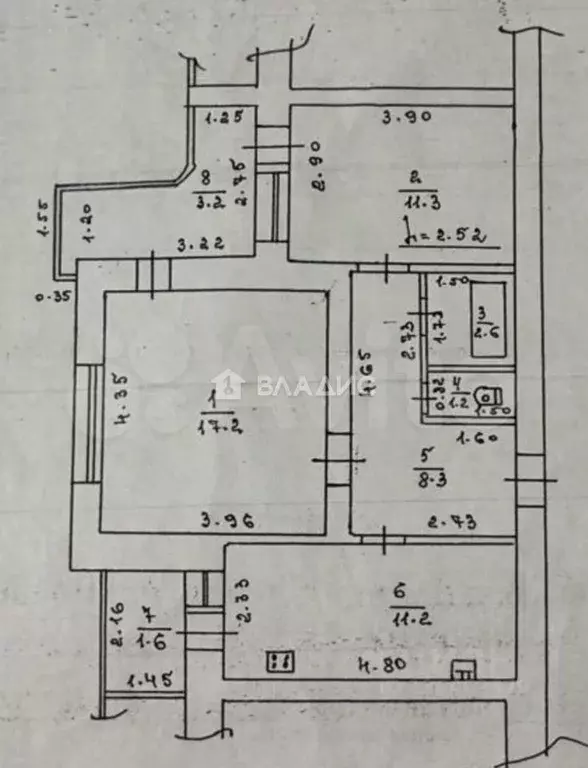 2-к кв. Адыгея, Майкоп Школьная ул., 161 (51.8 м) - Фото 2