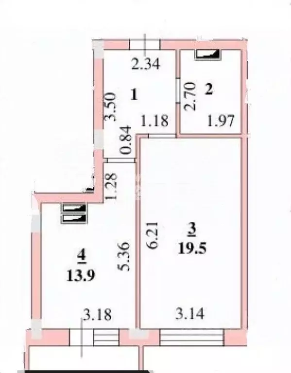1-к кв. Липецкая область, Липецк ул. Осканова, 3 (46.5 м) - Фото 2