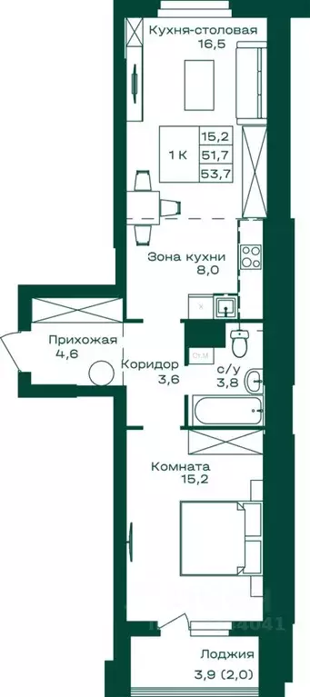 1-к кв. Алтай, Майминский район, с. Майма Алтайская ул., 2к5 (53.7 м) - Фото 1