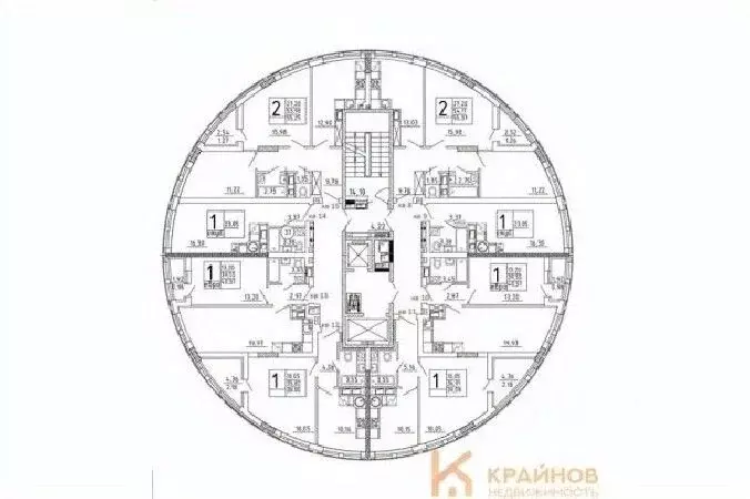 Студия Воронежская область, с. Новая Усмань, Южный мкр  (23.05 м) - Фото 1