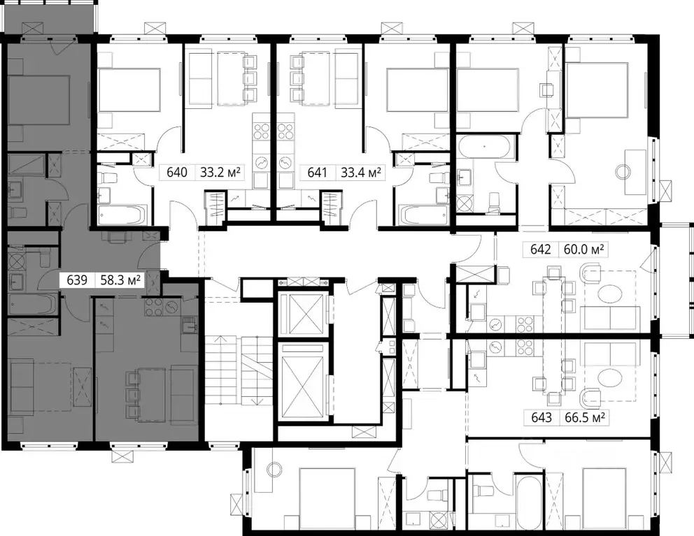 2-к кв. Московская область, Ленинский городской округ, д. Сапроново, ... - Фото 1