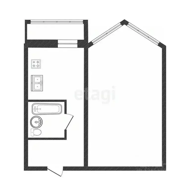 1-к кв. Костромская область, Кострома Советская ул., 101 (40.2 м) - Фото 1