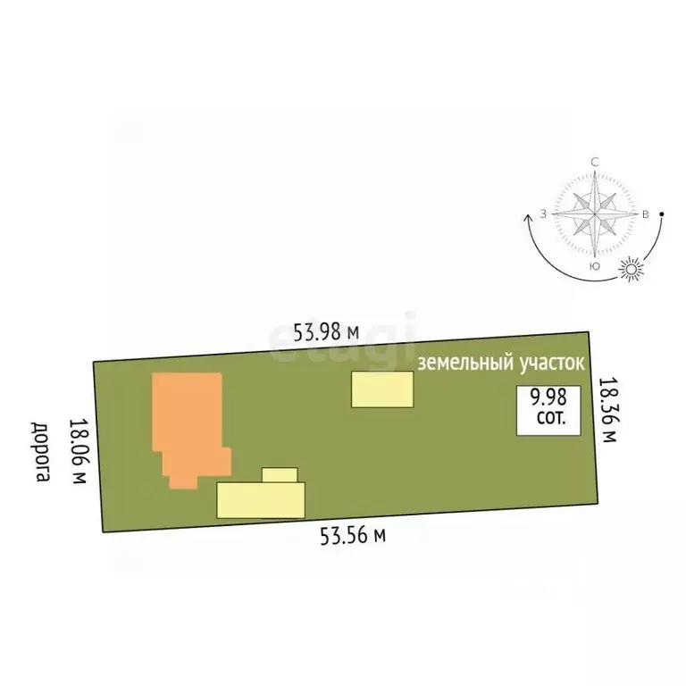 Дом в Крым, Симферопольский район, с. Трудовое ул. Молодежная (64 м) - Фото 2