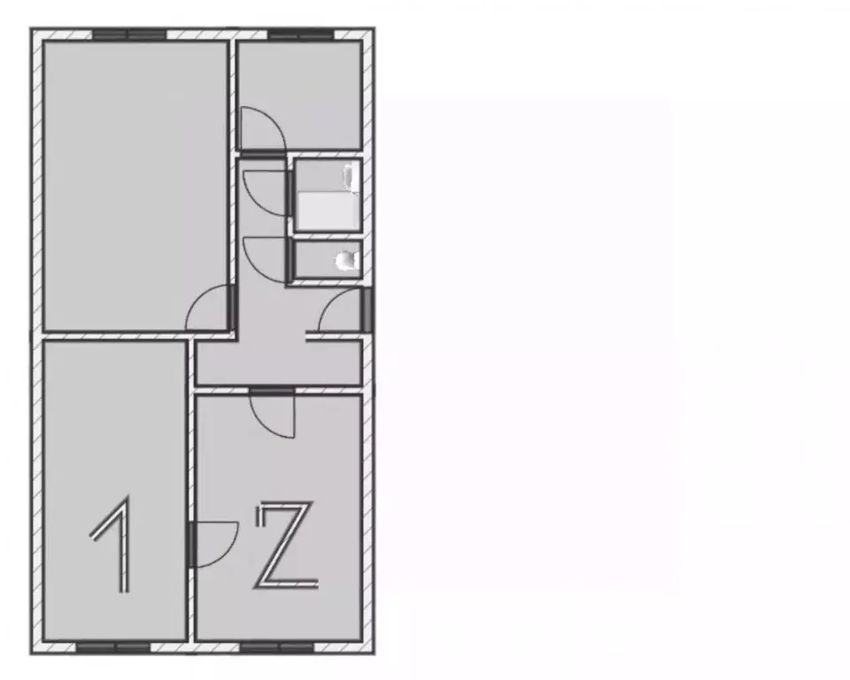 Комната Ленинградская область, Выборгский район, Рощино пгт ул. ... - Фото 2