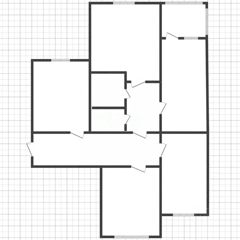 4-к кв. Белгородская область, Белгород ул. Щорса, 38 (76.8 м) - Фото 2