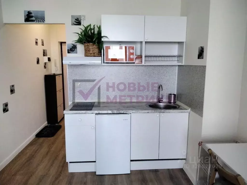 Студия Санкт-Петербург ул. Оптиков, 37 (20.6 м) - Фото 1