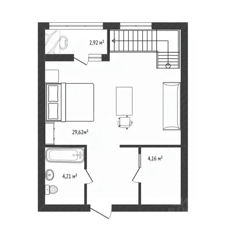 2-к кв. Белгородская область, Белгородский район, с. Стрелецкое ул. ... - Фото 2