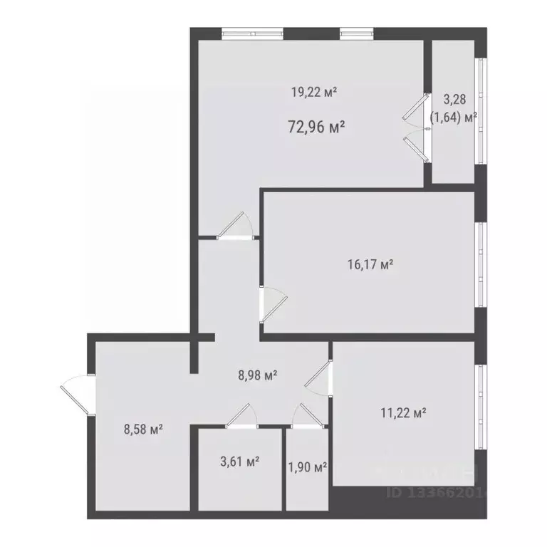 2-к кв. Сахалинская область, Южно-Сахалинск Зеленая Планета на Мира ... - Фото 1