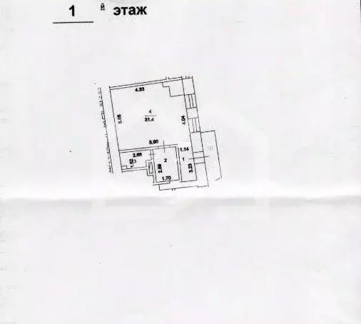 Торговая площадь в Москва Уланский пер., 19 (44 м) - Фото 2