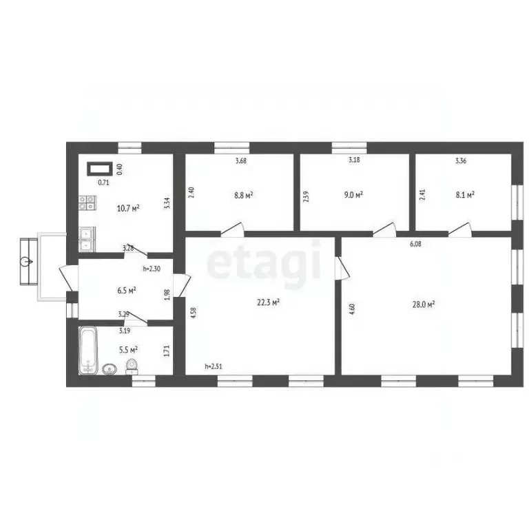 Дом в Орловская область, Покровский район, Дросковское с/пос, с. ... - Фото 2