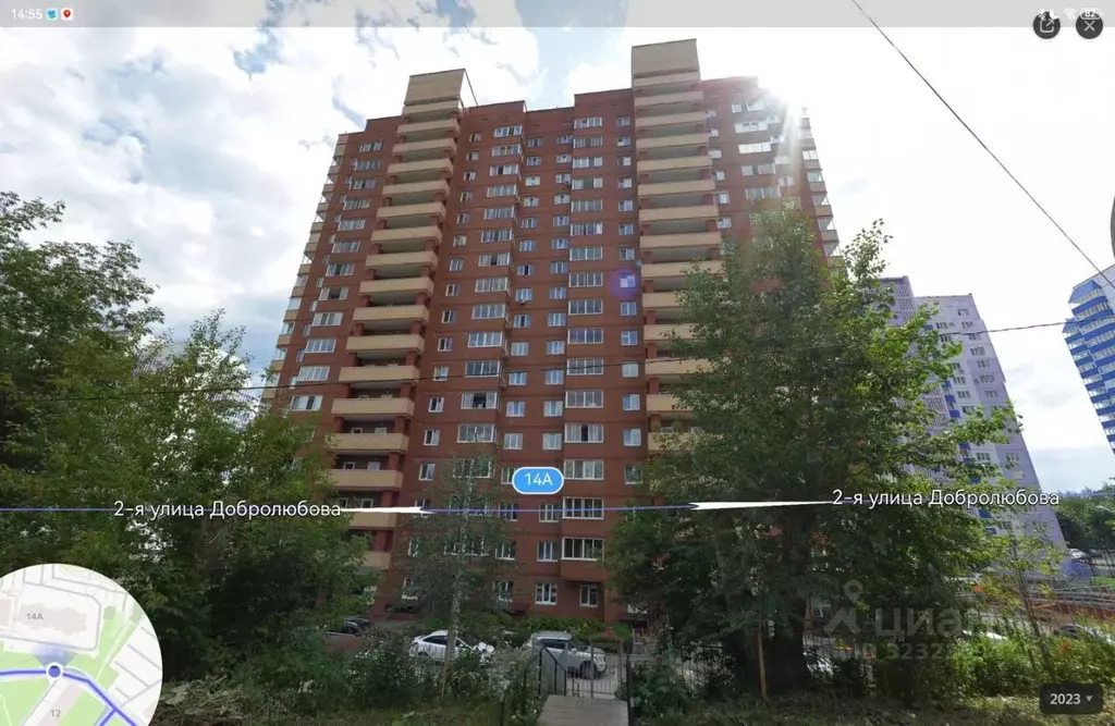 1-к кв. Пермский край, Пермь ул. Макаренко, 14А (41.3 м) - Фото 1