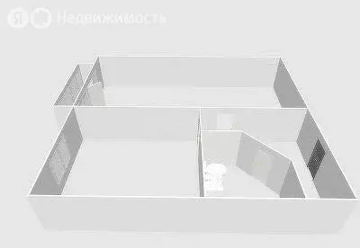 1-комнатная квартира: Дальнее, Рассветная улица, 10 (41 м) - Фото 2