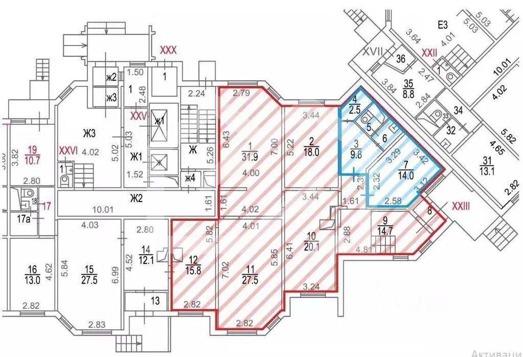 Помещение свободного назначения в Москва ул. Дмитриевского, 3 (129 м) - Фото 2