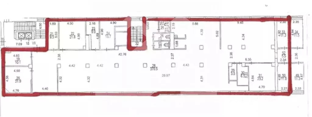 Помещение свободного назначения в Москва Чапаевский пер., 14 (613 м) - Фото 2