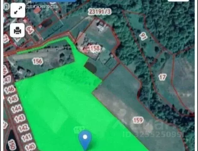 Участок в Московская область, Рузский муниципальный округ, деревня ... - Фото 2