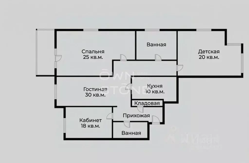 4-к кв. Москва Часовая ул., 19к3 (162.0 м) - Фото 2