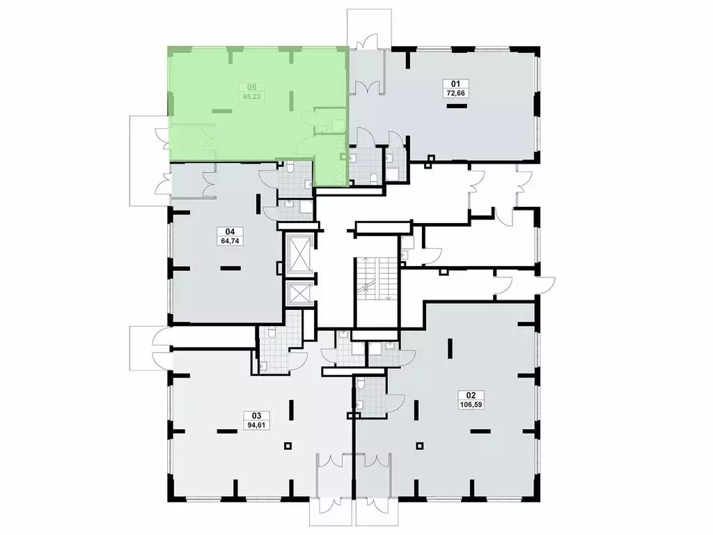 Помещение свободного назначения (65.52 м) - Фото 2