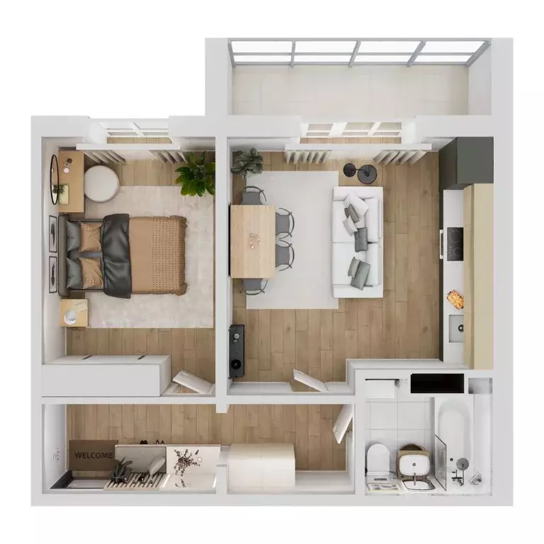 2-к кв. Свердловская область, Каменск-Уральский Октябрьский мкр,  ... - Фото 0