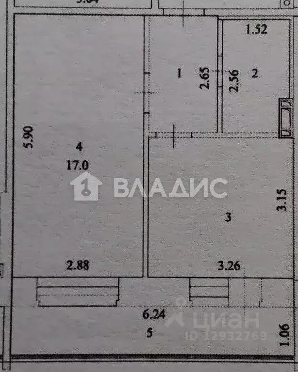 2-к кв. Пензенская область, Пенза ул. Бутузова, 3 (42.0 м) - Фото 2