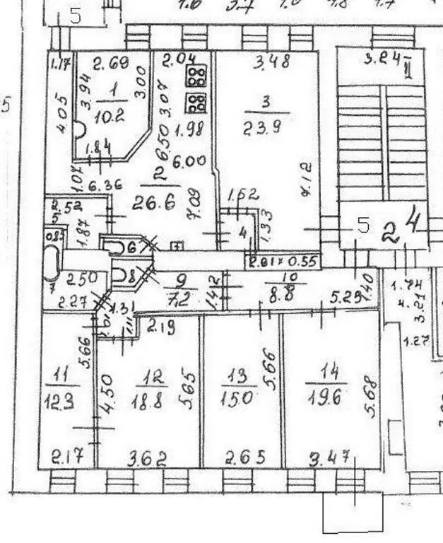5-комнатная квартира: Санкт-Петербург, улица Черняховского, 11 (155.2 ... - Фото 1
