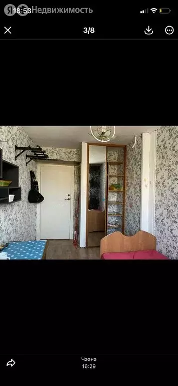 1к в -комнатной квартире ( м) - Фото 1